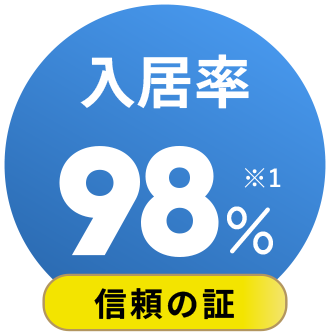 入居率98%
